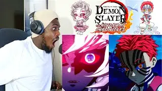 Demon Slayer Hinokami Chronicles - Akaza & Rui DLC Gameplay Trailer REACTION VIDEO!!!
