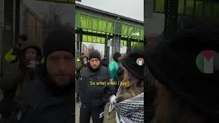 German police officer tells protester it&rsquo;s forbidden to say &lsquo;from the river to the sea&rsquo;