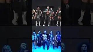 JUDGEMENT DAY WWE 2K25 ENTRANCE VS REAL LIFE #wwe2k25 #wwe