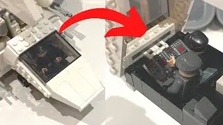 Lego 75302 Imperial Shuttle Cockpit Mod