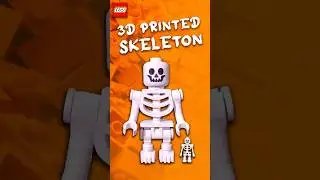 LEGO 3D Printed Skeleton Mini-Figure #lego #asmr