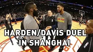 James Harden and Anthony Davis Clash in Shanghai