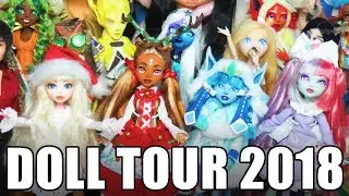 Doll Tour 2018 A look through all my customs!
