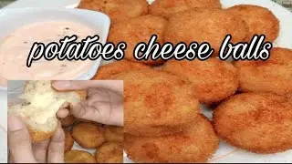 potatoes cheese balls| cheese stuffed potato balls recipe by the perfect bite