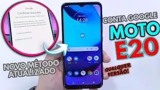 ●REMOVER CONTA GOOGLE MOTOROLA MOTO E20 ● DESBLOQUEIO CONTA GOOGLE MOTO E20