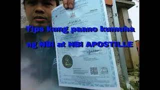 Mga tips Kung paano kumuha ng NBI at NBI APOSTILLE na bawas gastos at bawas abala.