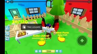 Освежающий лимонад прямо вам. Играем в Lemonade Tycoon в #Roblox. вместе с папой