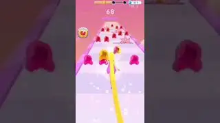 dancing hair-music race 3D #2023 #shorts