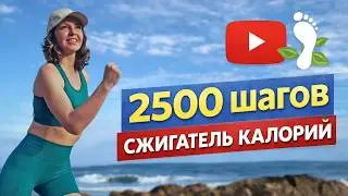 Сожги 200 калорий: 2500 шагов + простые движения, интервальная тренировка