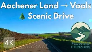 Scenic Winter Drive Aachener Land → Simpelveld → Vaals | 4K | Dec 2025