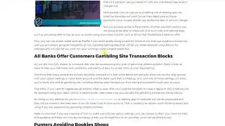 BETTING SITES NOT ON GAMSTOP