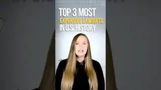 MOST EXPENSIVE LAWSUITS IN HISTORY 😮 #lawsuit
