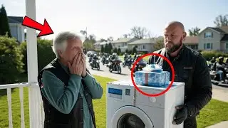 Femme Âgée Donne Ses Derniers 10 € À Un Motard — Le Lendemain, 50 Motards Changent Sa Vie