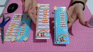 Card volta as aulas com lápis personalizado com molde gratuito!