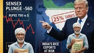 INDIA AT RISK? Trump Tariffs, ₹90 Rupee & Today&rsquo;s Market Fall Explained 