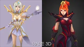 Elementalist Lux Light & Magma 3D Model