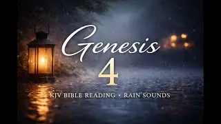 Genesis 4 | KJV Bible Reading | Rain Sounds