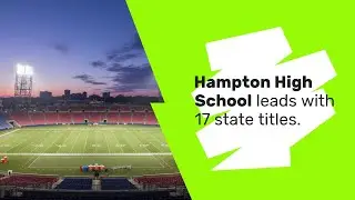 VHSL football programs with the most state championships