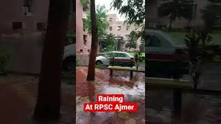 Raining At RPSC Ajmer | RPSC Interview #shorts