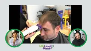Allen Lang-Norris Braves the Shave for Macmillan