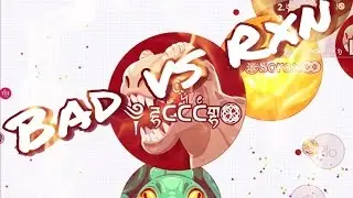 AGARIO MOBILE INTENSE CLAN WAR! BAD VS RXN!