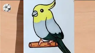 How to draw cute bird 🦜 || easy drawing 