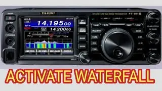 Yaesu FT991 Activate Waterfall & New Control Software