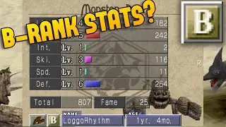 Getting to B Rank with TERRIBLE Stats - Monster Rancher 2DX