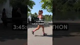 Marathon Paces In Real Time #runningmotivation