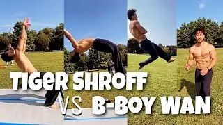 Tiger shroff stunts || Tiger Shroff vs B-Boy Wan @AfterZDanceCompany
