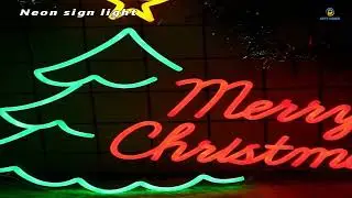 Want to Add Festive Sparkle? Try This Merry Christmas Neon Sign!