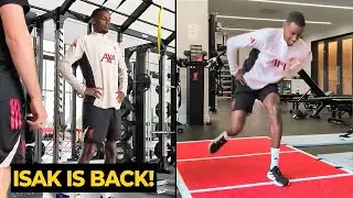 Alexander Isak has returned to individual training after his injury