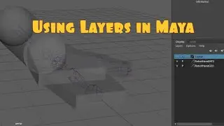 Maya-How to Use Layers