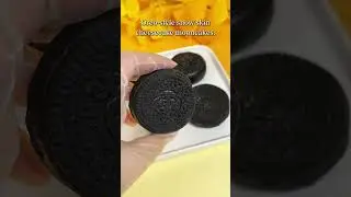 🍪 Homemade Mid-Autumn Treat｜Romantic Black 『Oreo Snow Skin Mooncake』