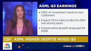 ASML higher despite mixed third quarter earnings