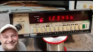 FLUKE 1900A digital counter 6 digits 1975 test teardown