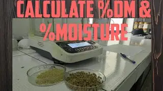 Animal nutrition Practical #1 How to calculate %DM & %Moisture