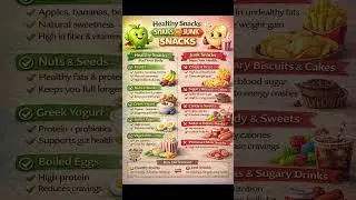 Substitute these junk snacks for healthy snacks junk #healthyfood #healthyeating #junkfood