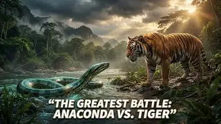 The Great Battle Anaconda vs  Tiger Clash in the Jungle