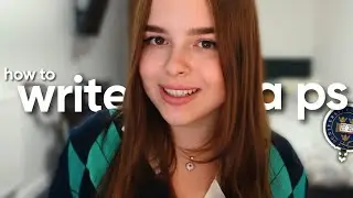 The Only Video You'll Need When Writing Your Personal Statement (HOW TO)