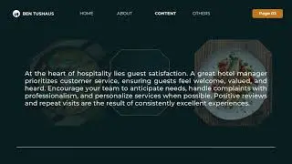 Ben Tushaus Reveals How to Master Hotel Management in 5 Steps