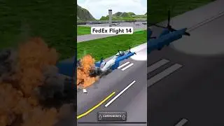 FedEx Flight 14 Recreation #aviation #phonk #pilot #sad #crash #md11 #fedex