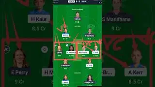 MUM-W vs BRL-W dream11 winner team #shorts #dream11 #sports #ytshorts #cricket #worldcup