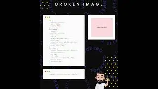 Enhance the Appearance of a Broken Image | HTML and CSS #shorts