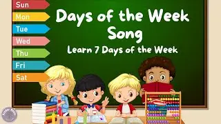 Days Of The Week Song | Seven Days Song for Kids | Nursery Rhymes | Kinder Roots