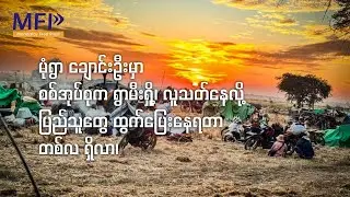ချောင်းဦးမှာ စစ်အုပ်စုက ရွာမီးရှို့၊ လူသတ်နေလို့ ပြည်သူတွေ ထွက်ပြေးရတာ တစ်လ ရှိလာ၊