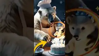 The Bear child birthday! #animalchefs #cute #cutechef #animalphotos #animalcookingadventures #panda