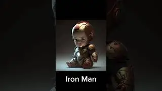 Asking AI how Marvel Heroes would look as babies #aiart #midjourney #aiartist #marvel #whatif