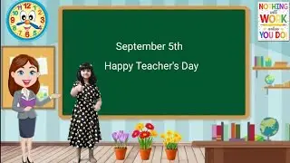 Happy Teacher's Day| My Teacher is the Best | #teachersday #myteacheristhebest #song | Khushi Funz