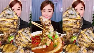 Chinese Fish Mukbang: Spicy Fish Curry Delights That Will Tantalize Your Taste Buds! 🌶️🍜